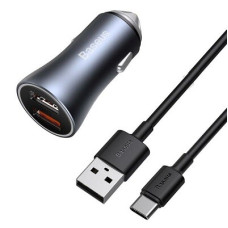 Автомобильное зарядное устройство Baseus CCTON-0G Enjoy Together Patulous Car Charger 4 USB 5.5A Dark gray