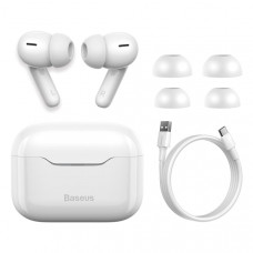 Bluetooth наушники Baseus NGS1-02 SIMU ANC True Wireless Earphone S1 White