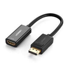 Переходник UGREEN US133-10396, Micro USB (M) to USB-A 2.0 (F), с проводом 15cm, Black