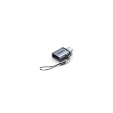 Переходник UGREEN US270-50283, Type C (M) to USB-A 3.0 (F), 5 Gb/s, металлический, Gray