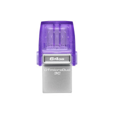 Флэш накопитель 64Gb Data Traveler microDuo 3C, USB3.2 + Type-C
